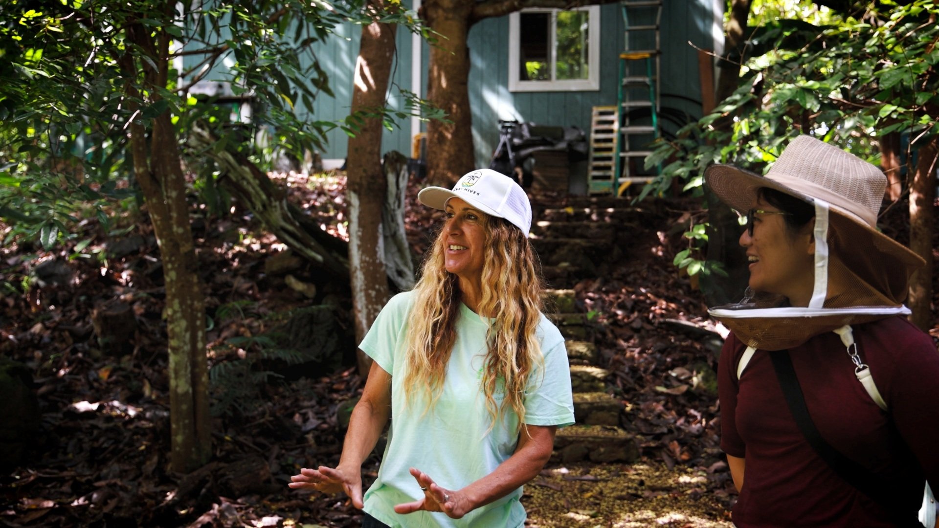 Hanai Hives bee farm tour