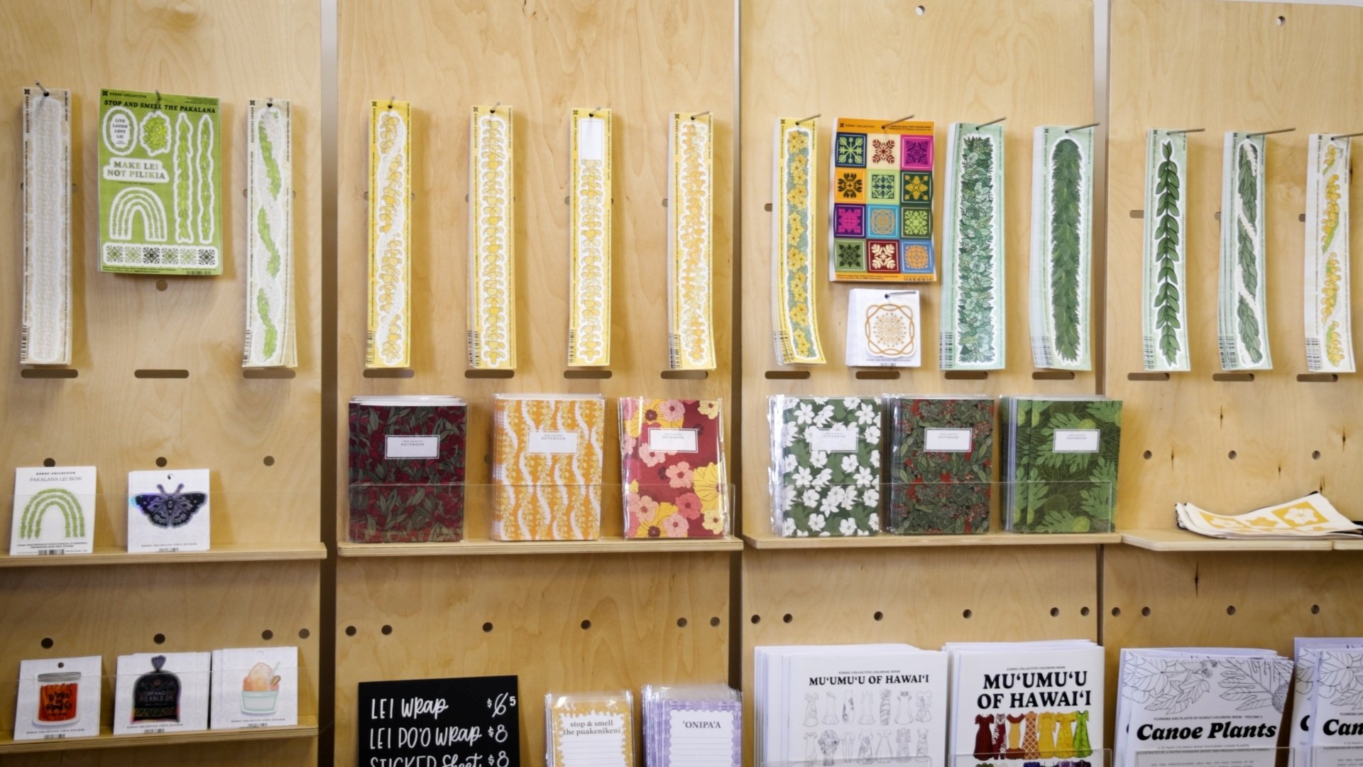 Kakou Collective lei wrap stickers