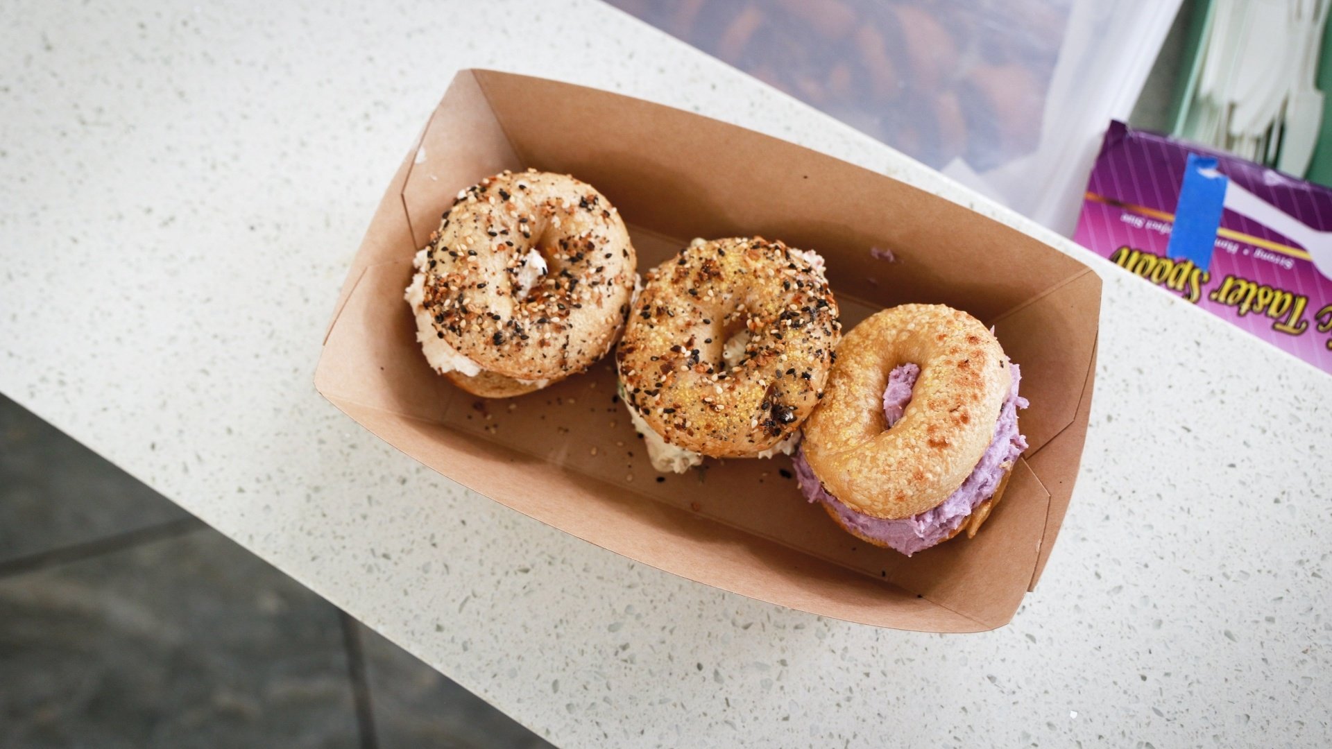 Talis Bagels & Schmear bagel flight